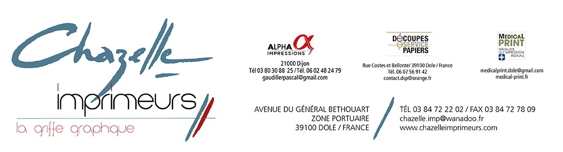 Logo de l'entreprise CHAZELLE IMPRIMEURS